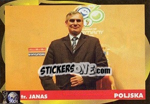 Sticker Pawel Janas - Svetski Fudbal 2006 - G.T.P.R School Shop