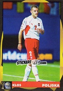 Sticker Tomasz Klos - Svetski Fudbal 2006 - G.T.P.R School Shop