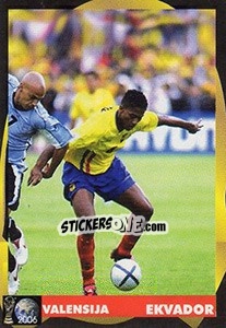 Sticker Antonio Valencia - Svetski Fudbal 2006 - G.T.P.R School Shop