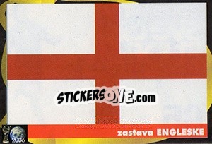 Sticker Zastava Engelske