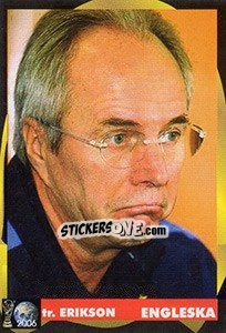 Sticker Sven-Göran Eriksson - Svetski Fudbal 2006 - G.T.P.R School Shop