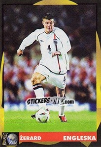 Sticker Steven Gerrard - Svetski Fudbal 2006 - G.T.P.R School Shop