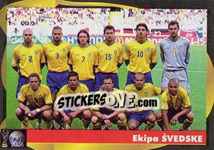 Cromo Ekipa Švedske - Svetski Fudbal 2006 - G.T.P.R School Shop