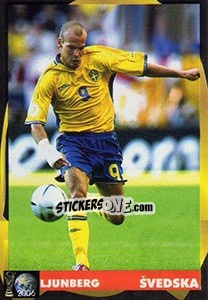 Sticker Fredrik Ljungberg - Svetski Fudbal 2006 - G.T.P.R School Shop