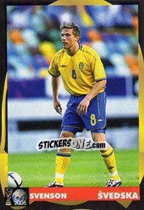 Sticker Anders Svensson - Svetski Fudbal 2006 - G.T.P.R School Shop