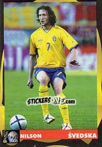 Sticker Mikael Nilsson - Svetski Fudbal 2006 - G.T.P.R School Shop