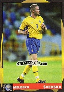 Sticker Olof Mellberg - Svetski Fudbal 2006 - G.T.P.R School Shop