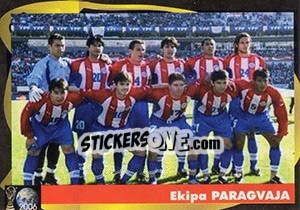 Figurina Ekipa Paragvaja - Svetski Fudbal 2006 - G.T.P.R School Shop