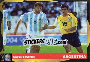 Figurina Javier Mascherano - Svetski Fudbal 2006 - G.T.P.R School Shop