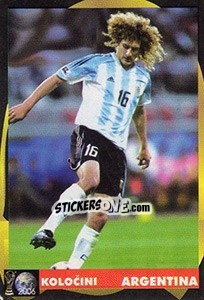 Figurina Fabricio Coloccini - Svetski Fudbal 2006 - G.T.P.R School Shop