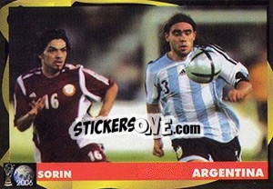 Sticker Juan Pablo Sorin - Svetski Fudbal 2006 - G.T.P.R School Shop