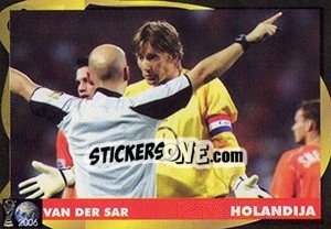 Cromo Edwin van der Sar