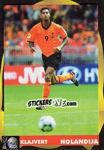 Cromo Patrick Kluivert - Svetski Fudbal 2006 - G.T.P.R School Shop