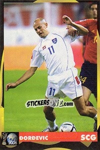 Cromo Predrag Djordjevic - Svetski Fudbal 2006 - G.T.P.R School Shop