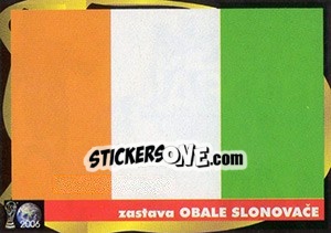 Sticker Zastava Obale Slonovace