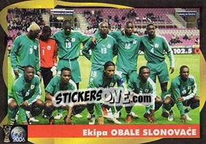 Sticker Ekipa Obale Slonovace - Svetski Fudbal 2006 - G.T.P.R School Shop
