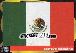 Sticker Zastava Meksika