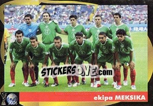 Sticker Ekipa Meksika - Svetski Fudbal 2006 n. 169 - G.T.P.R School Shop