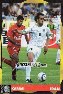 Sticker Ali Karimi - Svetski Fudbal 2006 n. 185 - G.T.P.R School Shop