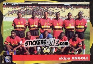 Figurina Ekipa Angole - Svetski Fudbal 2006 - G.T.P.R School Shop