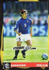 Sticker Fabio Cannavaro - Svetski Fudbal 2006 - G.T.P.R School Shop