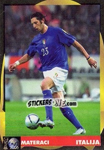 Sticker Marco Materazzi - Svetski Fudbal 2006 - G.T.P.R School Shop