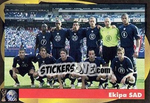Sticker Ekipa S.A.D. - Svetski Fudbal 2006 n. 221 - G.T.P.R School Shop