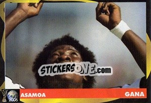 Sticker Asamoah Gyan - Svetski Fudbal 2006 - G.T.P.R School Shop