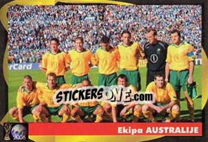 Sticker Ekipa Australije - Svetski Fudbal 2006 n. 240 - G.T.P.R School Shop