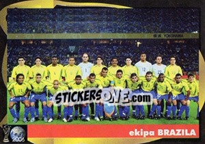 Sticker Ekipa Brazila - Svetski Fudbal 2006 - G.T.P.R School Shop
