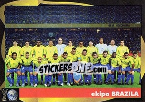 Sticker Ekipa Brazila - Svetski Fudbal 2006 n. 245 - G.T.P.R School Shop