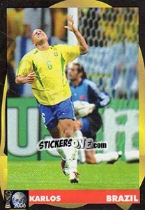 Sticker Roberto Carlos - Svetski Fudbal 2006 - G.T.P.R School Shop