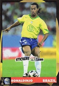 Sticker Ronaldinho - Svetski Fudbal 2006 - G.T.P.R School Shop