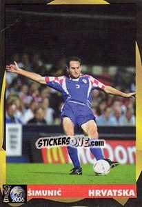 Sticker Josip Simunic - Svetski Fudbal 2006 - G.T.P.R School Shop