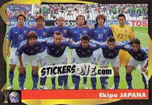 Sticker Ekipa Japana - Svetski Fudbal 2006 n. 273 - G.T.P.R School Shop