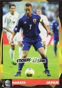 Sticker Hidetoshi Nakata - Svetski Fudbal 2006 - G.T.P.R School Shop