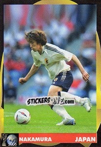 Sticker Shunsuke Nakamura - Svetski Fudbal 2006 n. 282 - G.T.P.R School Shop
