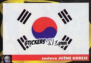 Sticker Zastava Južne Koreje