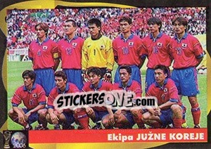 Sticker Ekipa Južne Koreje - Svetski Fudbal 2006 - G.T.P.R School Shop