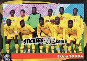 Cromo Ekipa Togoa - Svetski Fudbal 2006 - G.T.P.R School Shop