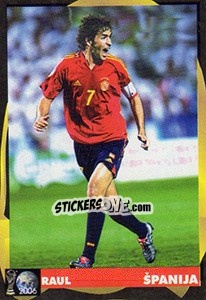 Sticker Raul González - Svetski Fudbal 2006 - G.T.P.R School Shop