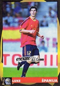Sticker Albert Luque - Svetski Fudbal 2006 - G.T.P.R School Shop