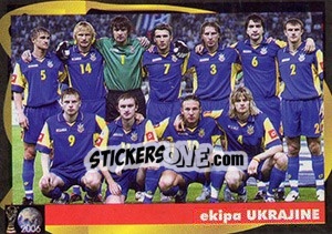Cromo Ekipa Ukrajine - Svetski Fudbal 2006 - G.T.P.R School Shop