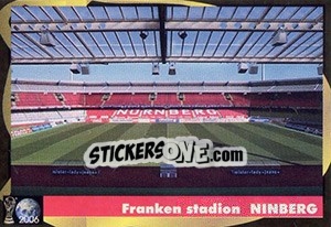 Sticker Franken Stadion (Ninberg) - Svetski Fudbal 2006 n. 373 - G.T.P.R School Shop