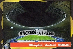 Sticker Olympiastadion (Berlin) - Svetski Fudbal 2006 - G.T.P.R School Shop