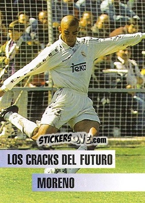 Sticker Moreno - Real Madrid 1996-1997 - Panini