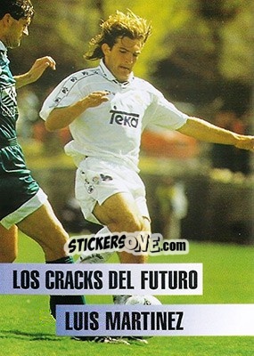 Figurina Luis Martinez - Real Madrid 1996-1997 - Panini