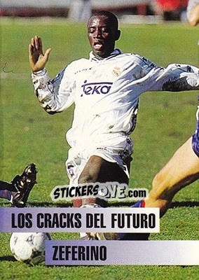 Sticker Zeferinho - Real Madrid 1996-1997 n. 118 - Panini