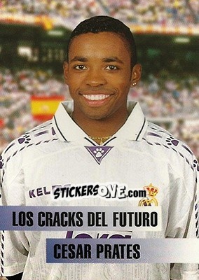 Sticker Cesar Prates - Real Madrid 1996-1997 - Panini