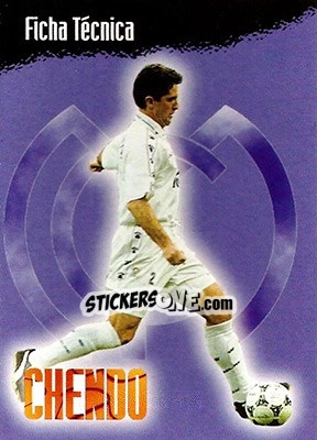 Figurina Chendo - Real Madrid 1996-1997 - Panini